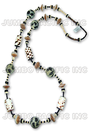 JEN813 Endless necklace handmade Philippine wood products